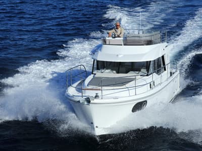 Anna Rosa, a Beneteau Swift Trawler 30 Fly motor yacht at Punat, Croatia