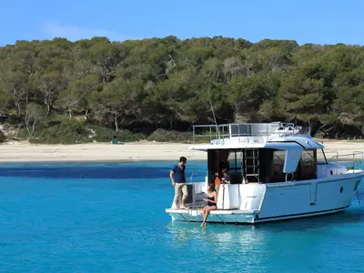 Anna Rosa, a Beneteau Swift Trawler 30 Fly motor yacht at Punat, Croatia