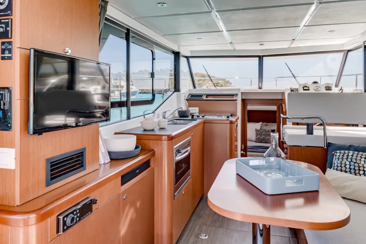 Anna Rosa, a Beneteau Swift Trawler 30 Fly motor yacht at Punat, Croatia