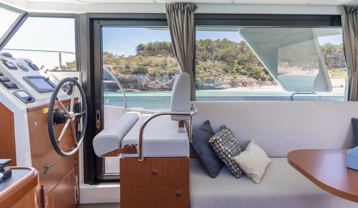 Anna Rosa, a Beneteau Swift Trawler 30 Fly motor yacht at Punat, Croatia
