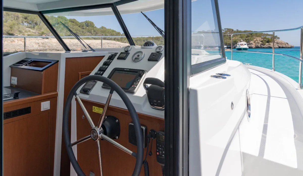 Anna Rosa, a Beneteau Swift Trawler 30 Fly motor yacht at Punat, Croatia