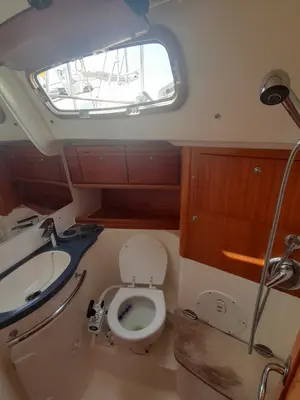 Head on Wave Dancer, a Bavaria 50 Cruiser sailboat at Municipal Unit of Lefkada, Greece