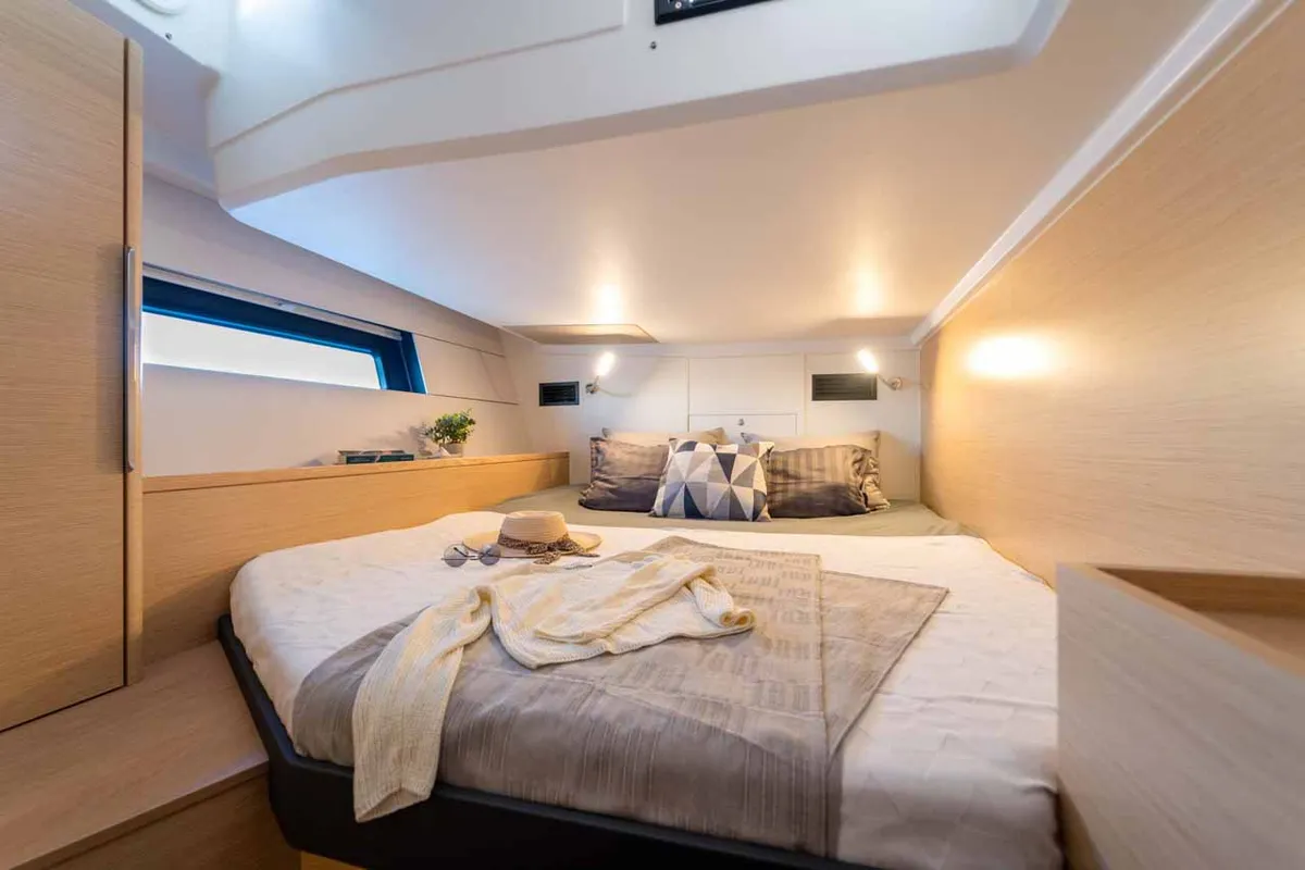 Cabin on Mare Morea, a Hanse 460 sailboat at Grad Šibenik, Croatia
