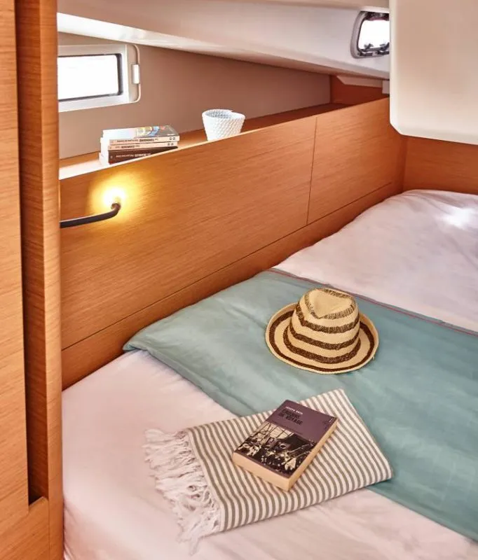 Cabin on Virginia, a Jeanneau Sun Odyssey 440 sailboat at Volos Municipality, Greece
