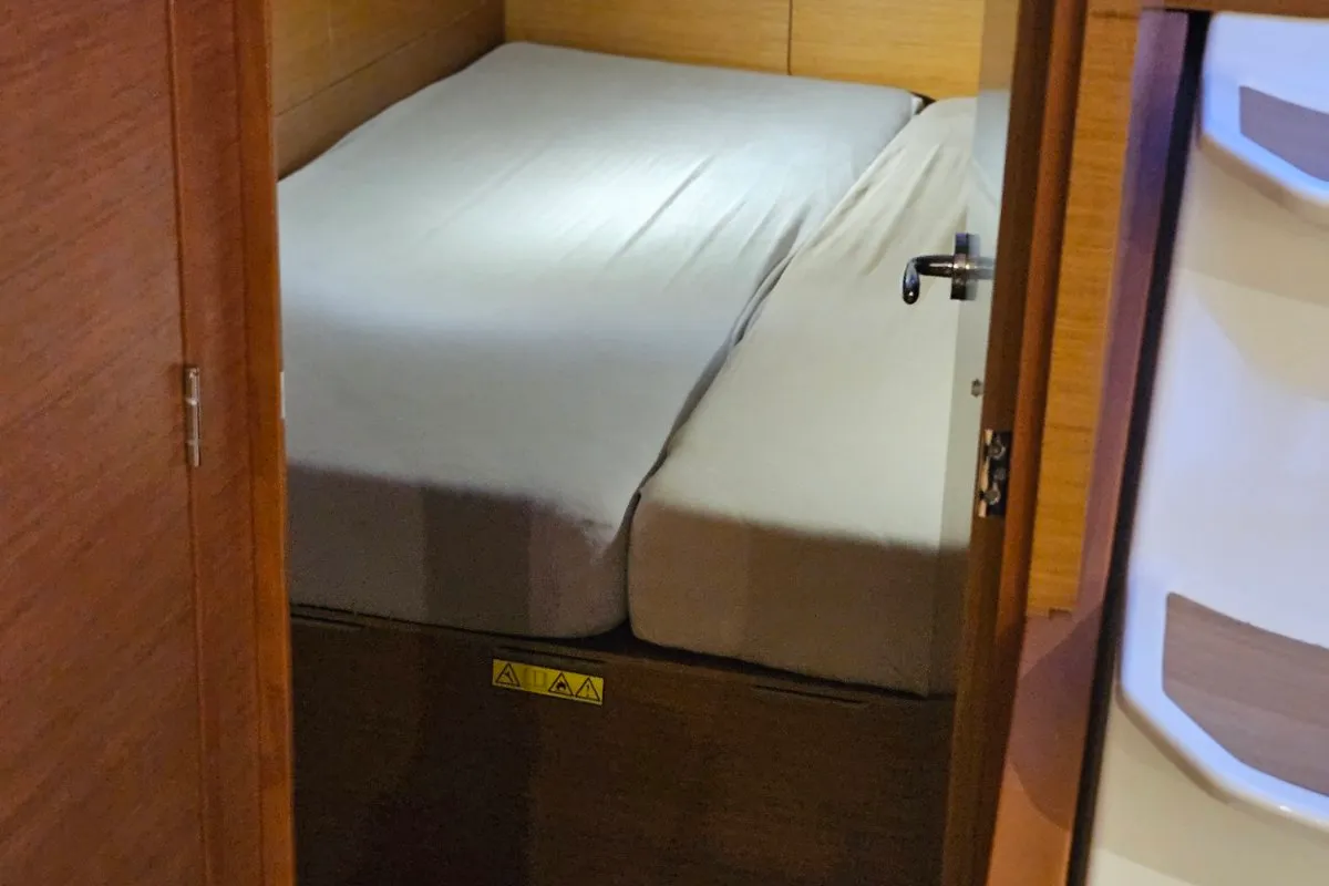 Cabin on Virginia, a Jeanneau Sun Odyssey 440 sailboat at Volos Municipality, Greece
