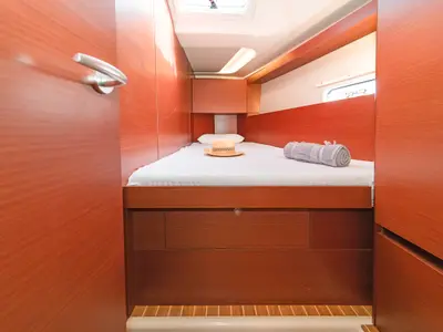 Cabin on Lixi, a Hanse 458 sailboat at Kos, Greece