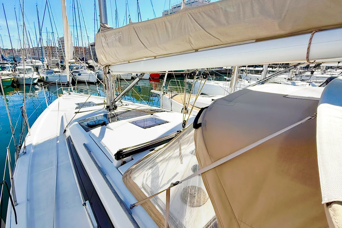 Bastak, a Dufour 390 GL sailboat at Marseille, France