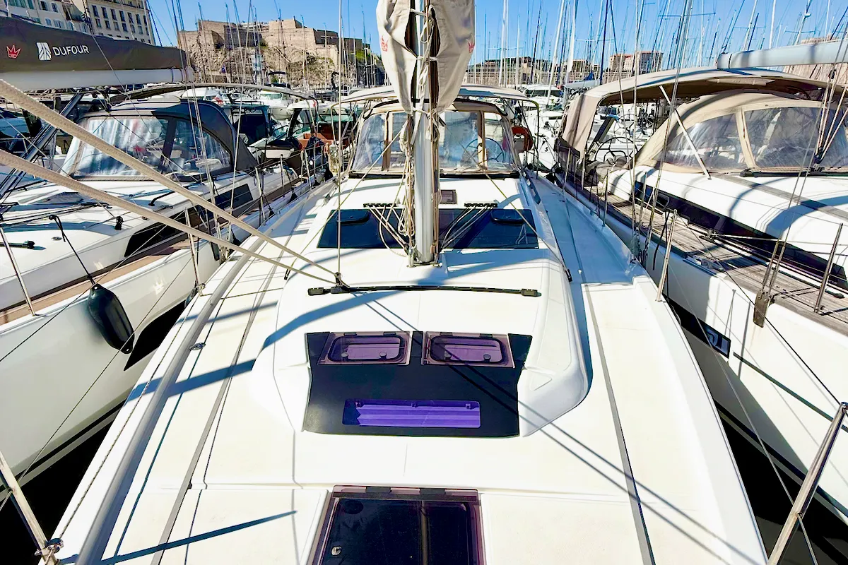 Bastak, a Dufour 390 GL sailboat at Marseille, France