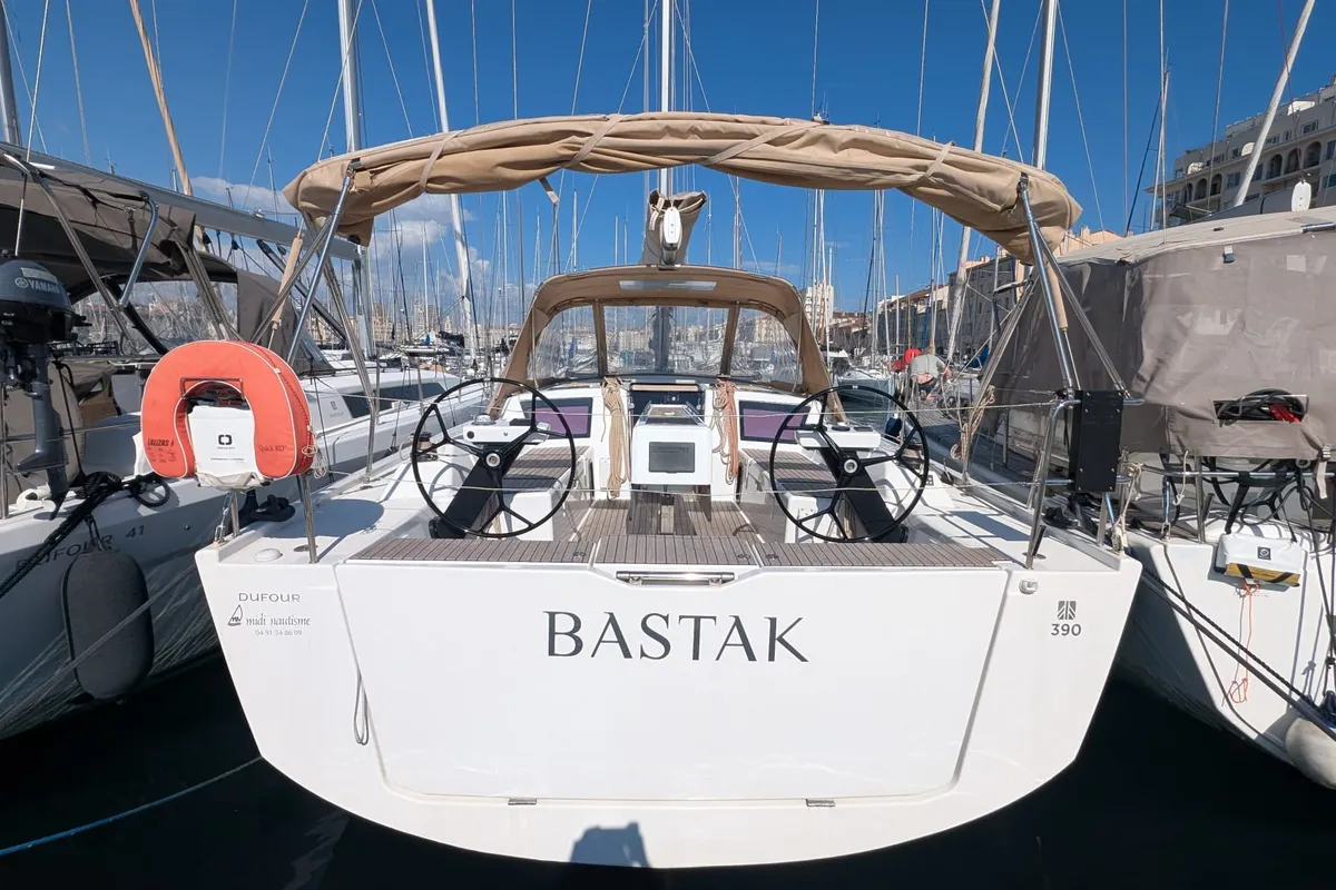 Bastak, a Dufour 390 GL sailboat at Marseille, France
