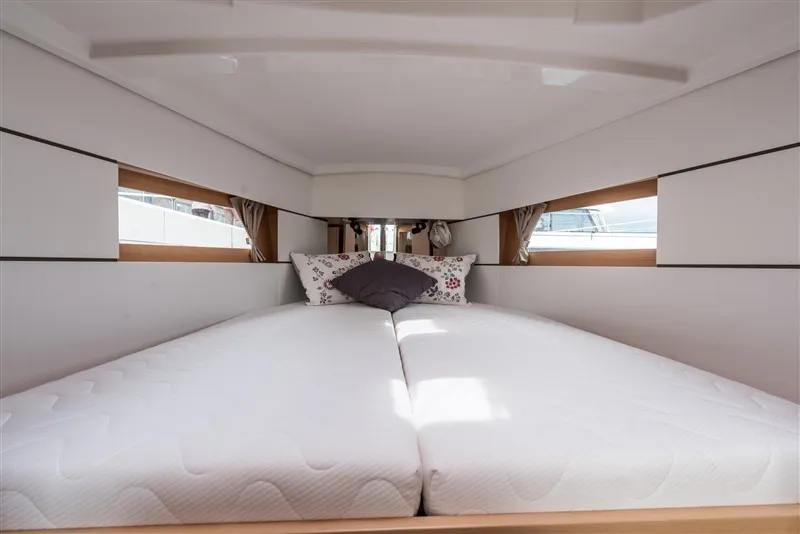 Cabin on Majano, a Beneteau Oceanis 38.1 sailboat at Split, Croatia