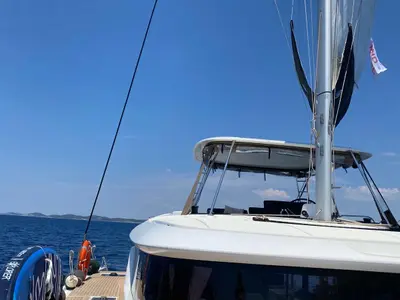 Chill Out, a Lagoon 46 OW catamaran at Općina Rogoznica, Croatia