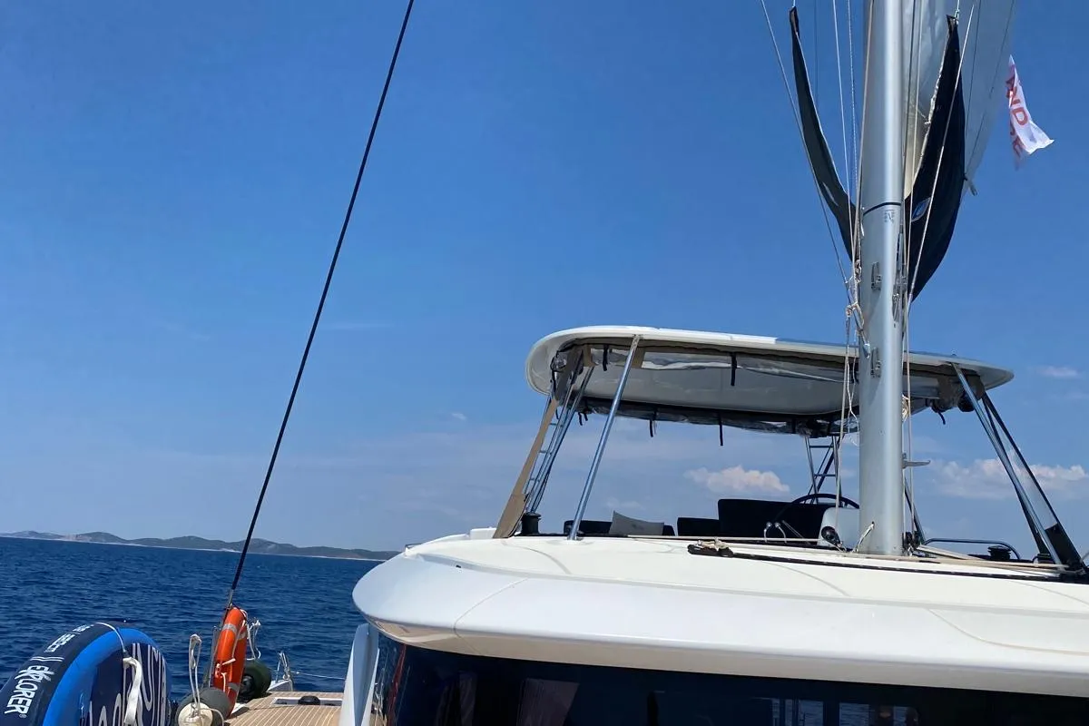 Chill Out, a Lagoon 46 OW catamaran at Općina Rogoznica, Croatia