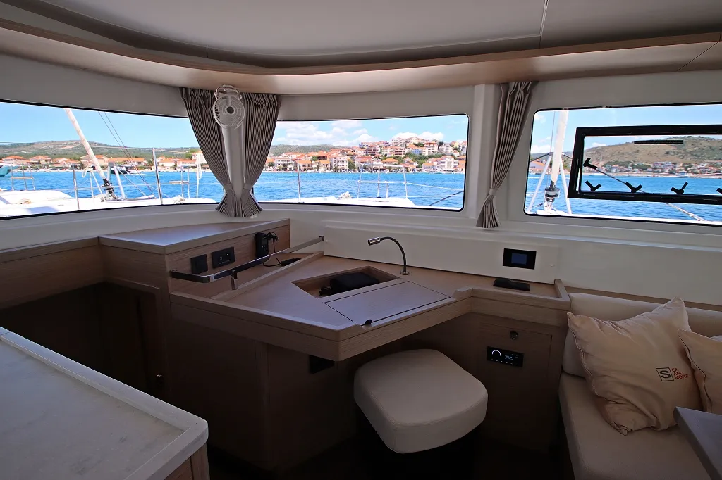Chill Out, a Lagoon 46 OW catamaran at Općina Rogoznica, Croatia