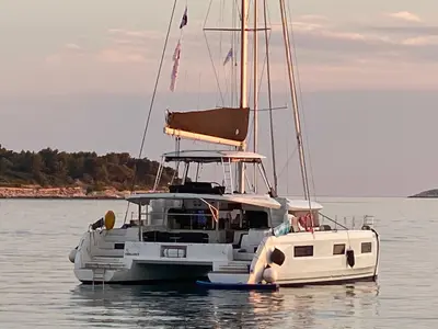 Chill Out, a Lagoon 46 OW catamaran at Općina Rogoznica, Croatia