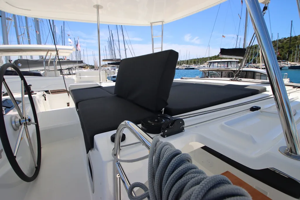 Chill Out, a Lagoon 46 OW catamaran at Općina Rogoznica, Croatia