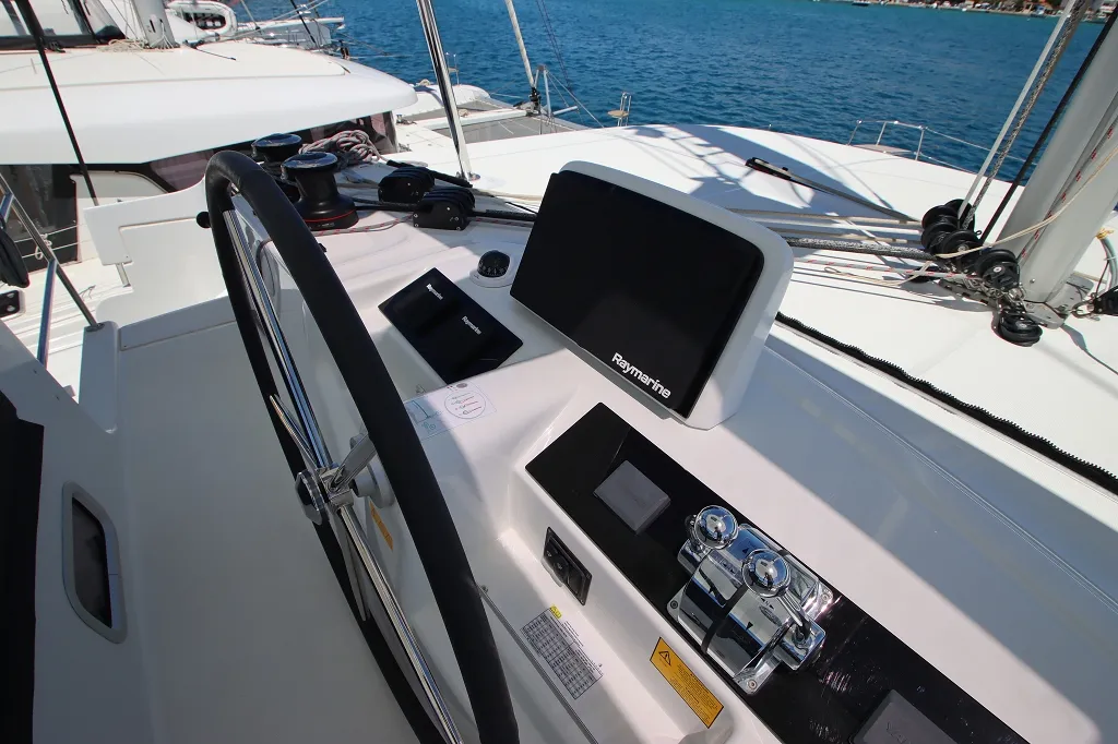Chill Out, a Lagoon 46 OW catamaran at Općina Rogoznica, Croatia