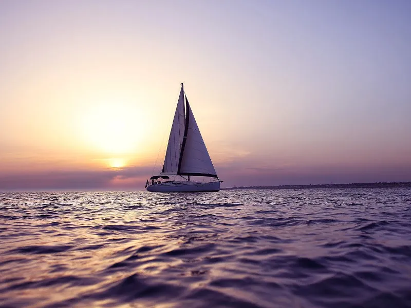 Exterior view of Asia, a Dufour 455 sailboat at Ragusa, Italy