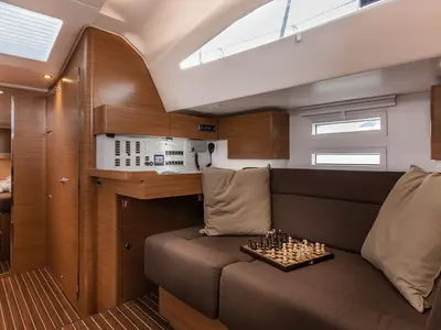 Cabin on Biondi, a Elan Impression 50 sailboat at Grad Kaštela, Croatia