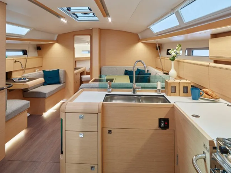 Timaria III, a Jeanneau Sun Odyssey 449 sailboat at Nieuwpoort, Belgium