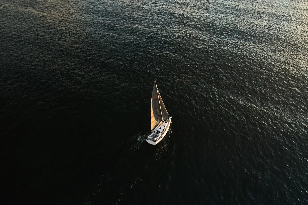 Exterior view of Angelmiles 2, a Northman Maxus 35 sailboat at Valencia, Spain