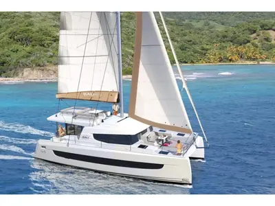 NEW, a Bali 4.4 catamaran at Municipal Unit of Lefkada, Greece