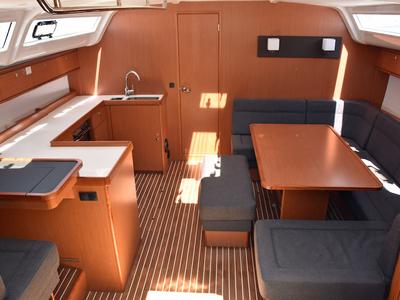 Salon of Pinotage, a Bavaria Cruiser 51 sailboat at Seget Donji, Croatia