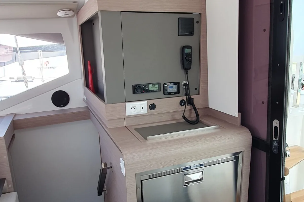 Sailor Venus, a Fountaine Pajot Isla 40 catamaran at Dubrovnik, Croatia