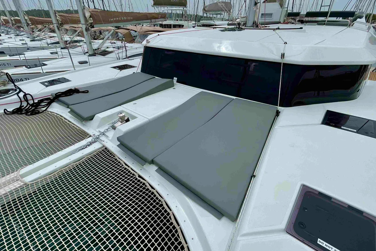 Nirvana, a Dufour 48 Catamaran catamaran at Pirovac, Croatia
