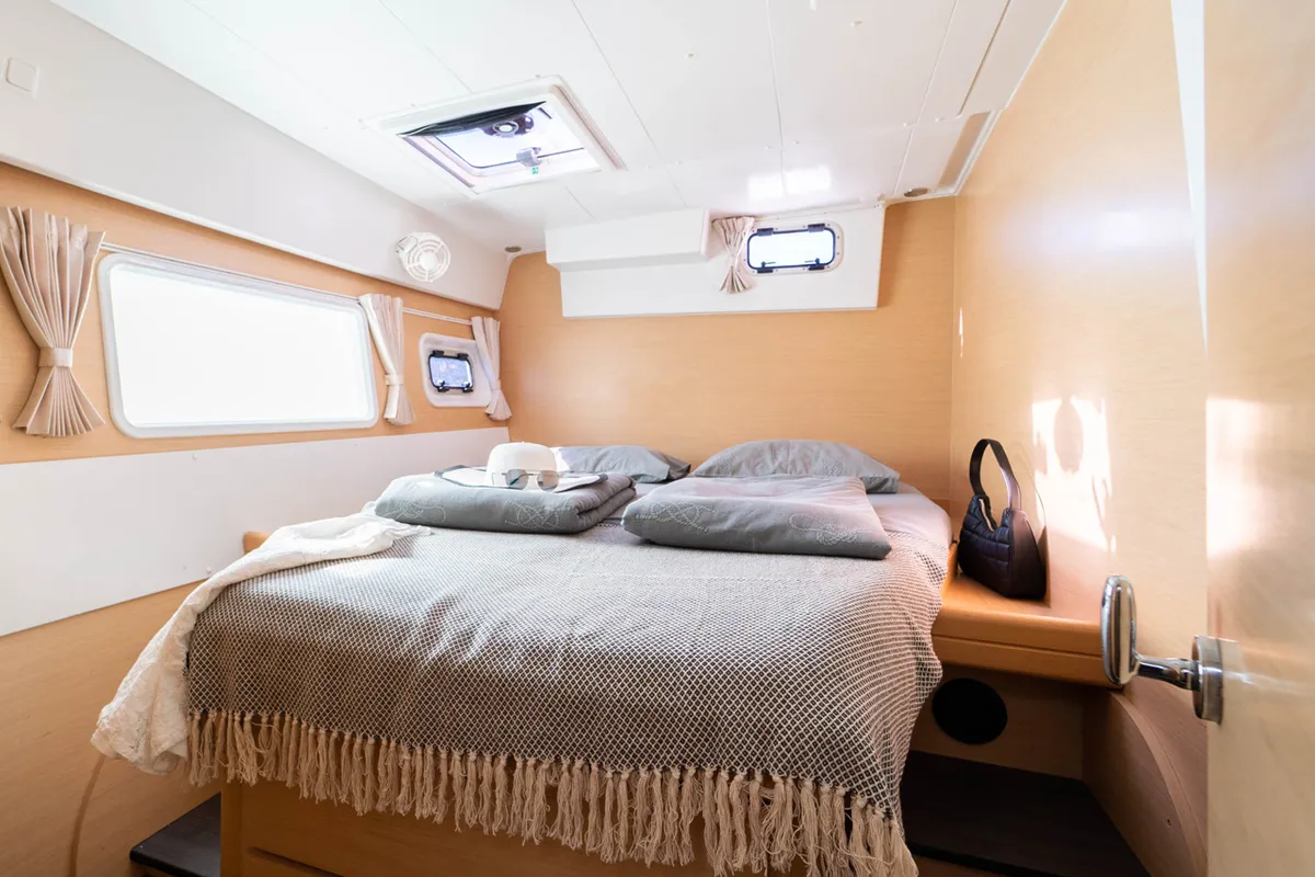 Cabin on Patch Work, a Lagoon 421 catamaran at Grad Šibenik, Croatia
