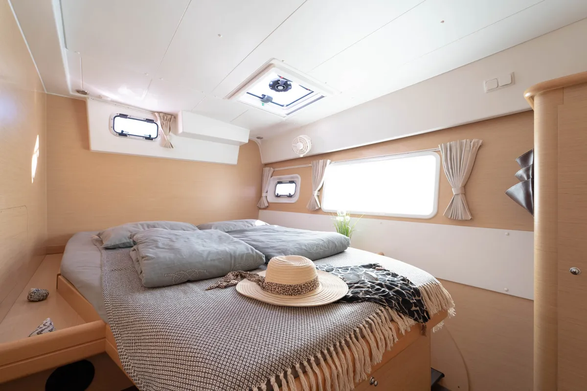 Cabin on Patch Work, a Lagoon 421 catamaran at Grad Šibenik, Croatia