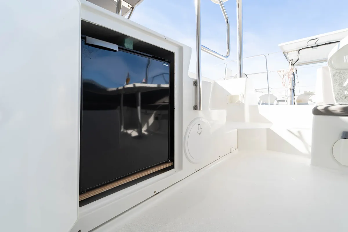 Patch Work, a Lagoon 421 catamaran at Grad Šibenik, Croatia
