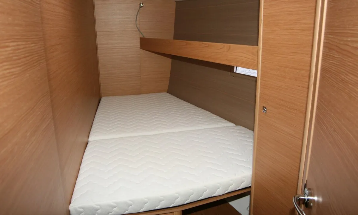 Cabin on Harvey, a Dufour 460 GL sailboat at Punat, Croatia