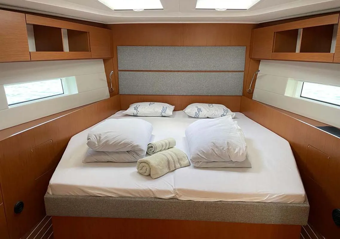 Cabin on Nosanida, a Bavaria C50 Style sailboat at Grad Biograd na Moru, Croatia