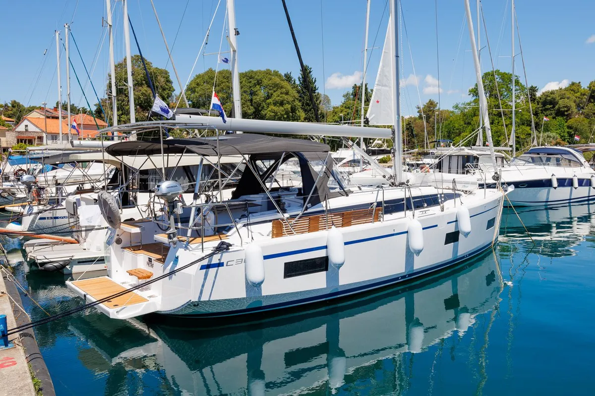 Petra, a Bavaria C38 sailboat at Zadar, Croatia