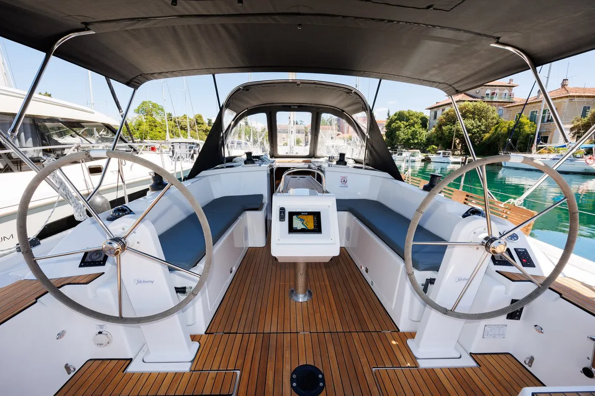 Petra, a Bavaria C38 sailboat at Zadar, Croatia