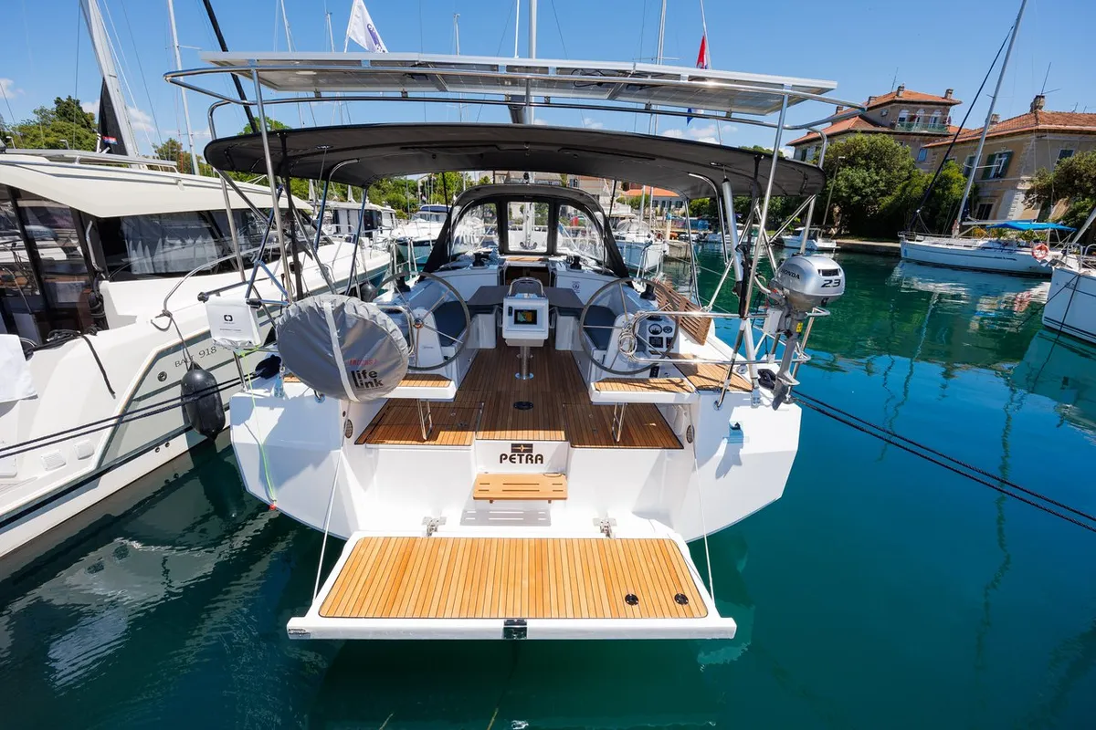 Petra, a Bavaria C38 sailboat at Zadar, Croatia