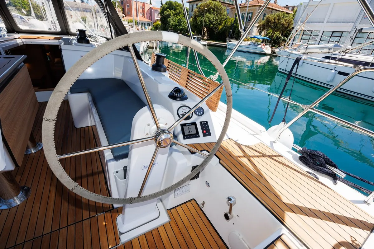 Petra, a Bavaria C38 sailboat at Zadar, Croatia