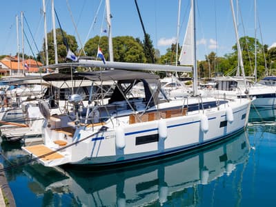 Petra, a Bavaria C38 sailboat at Zadar, Croatia