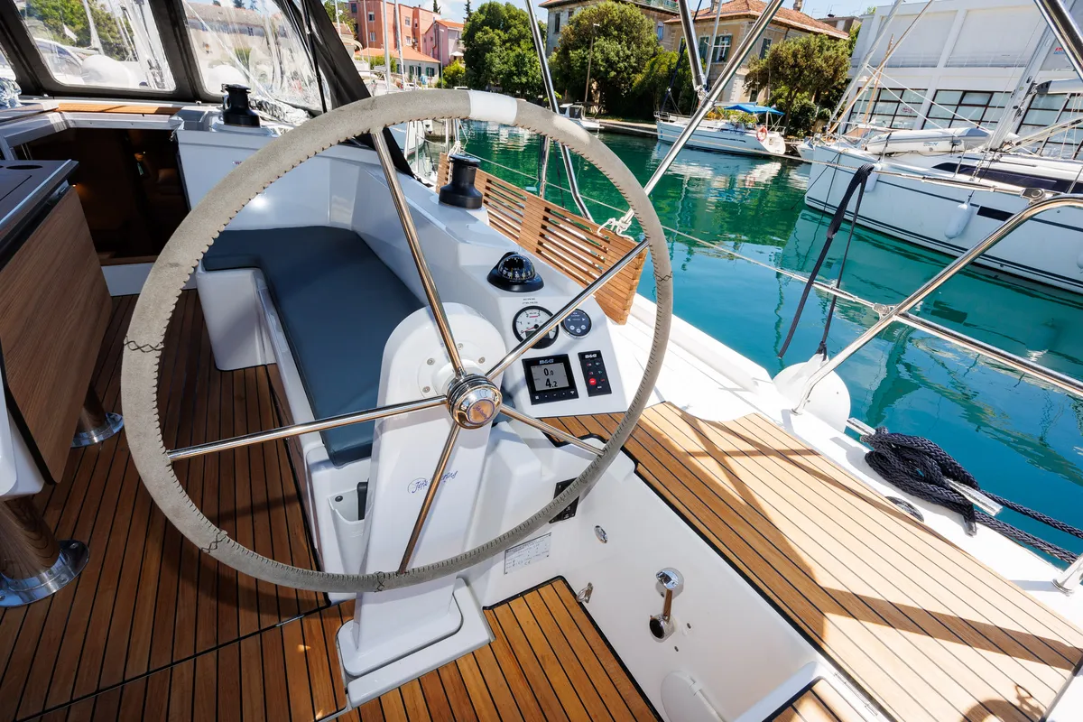 Petra, a Bavaria C38 sailboat at Zadar, Croatia