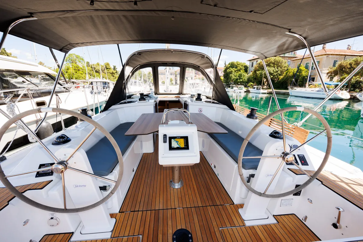 Petra, a Bavaria C38 sailboat at Zadar, Croatia