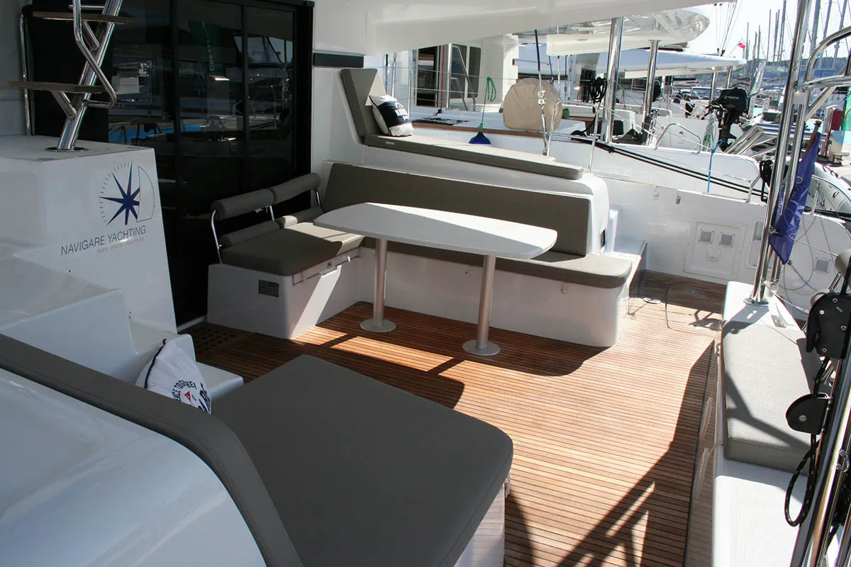 Seaside dreams, a Lagoon 42 catamaran at Seget Donji, Croatia