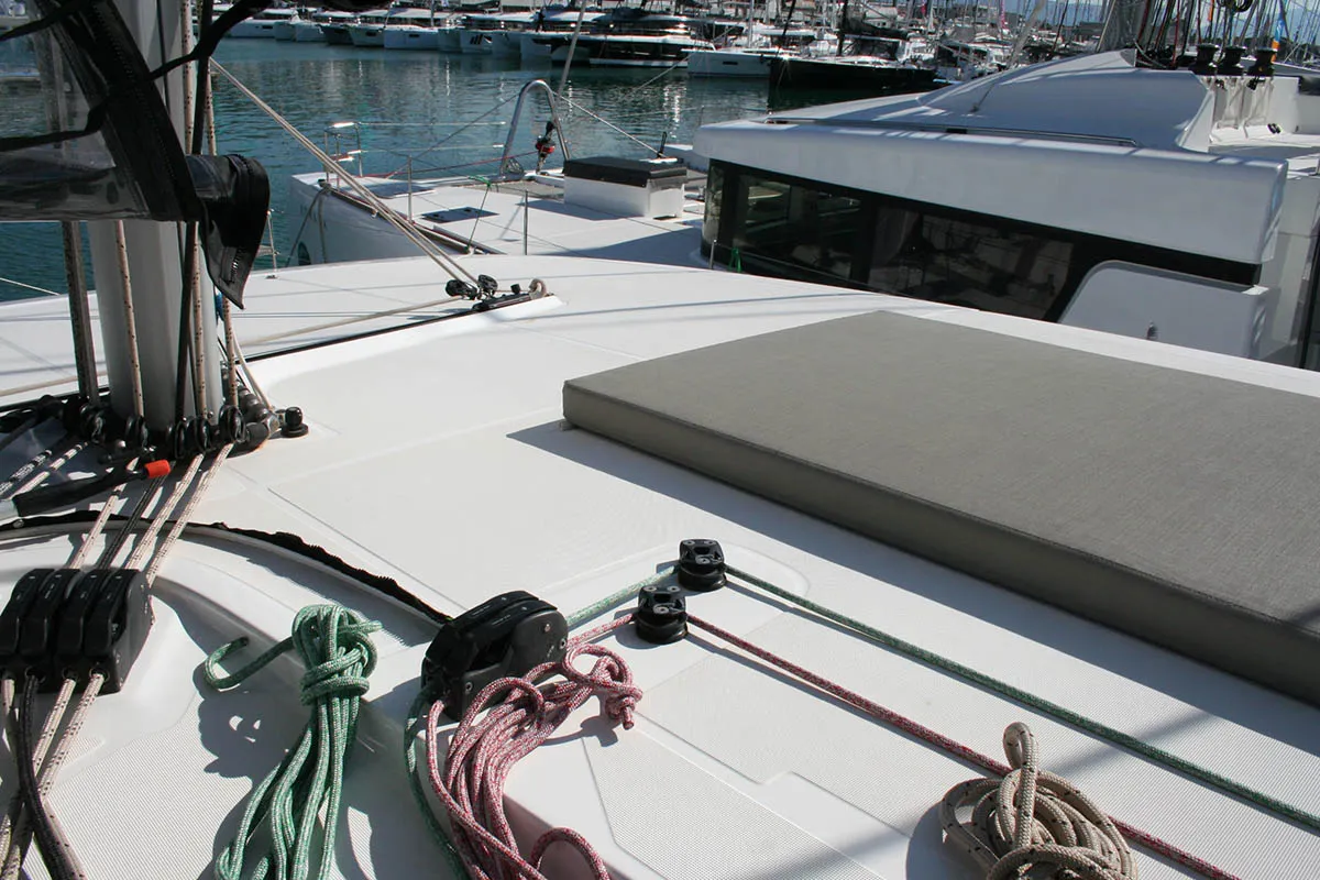 Seaside dreams, a Lagoon 42 catamaran at Seget Donji, Croatia