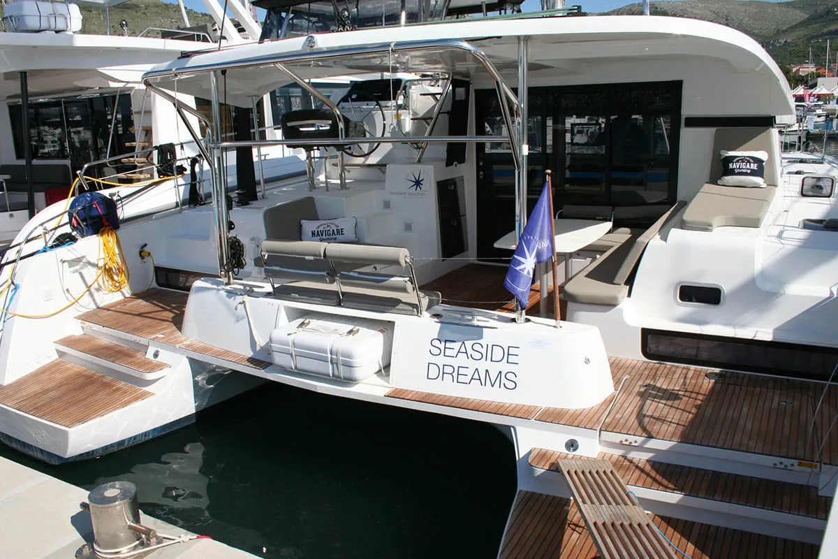 Seaside dreams, a Lagoon 42 catamaran at Seget Donji, Croatia