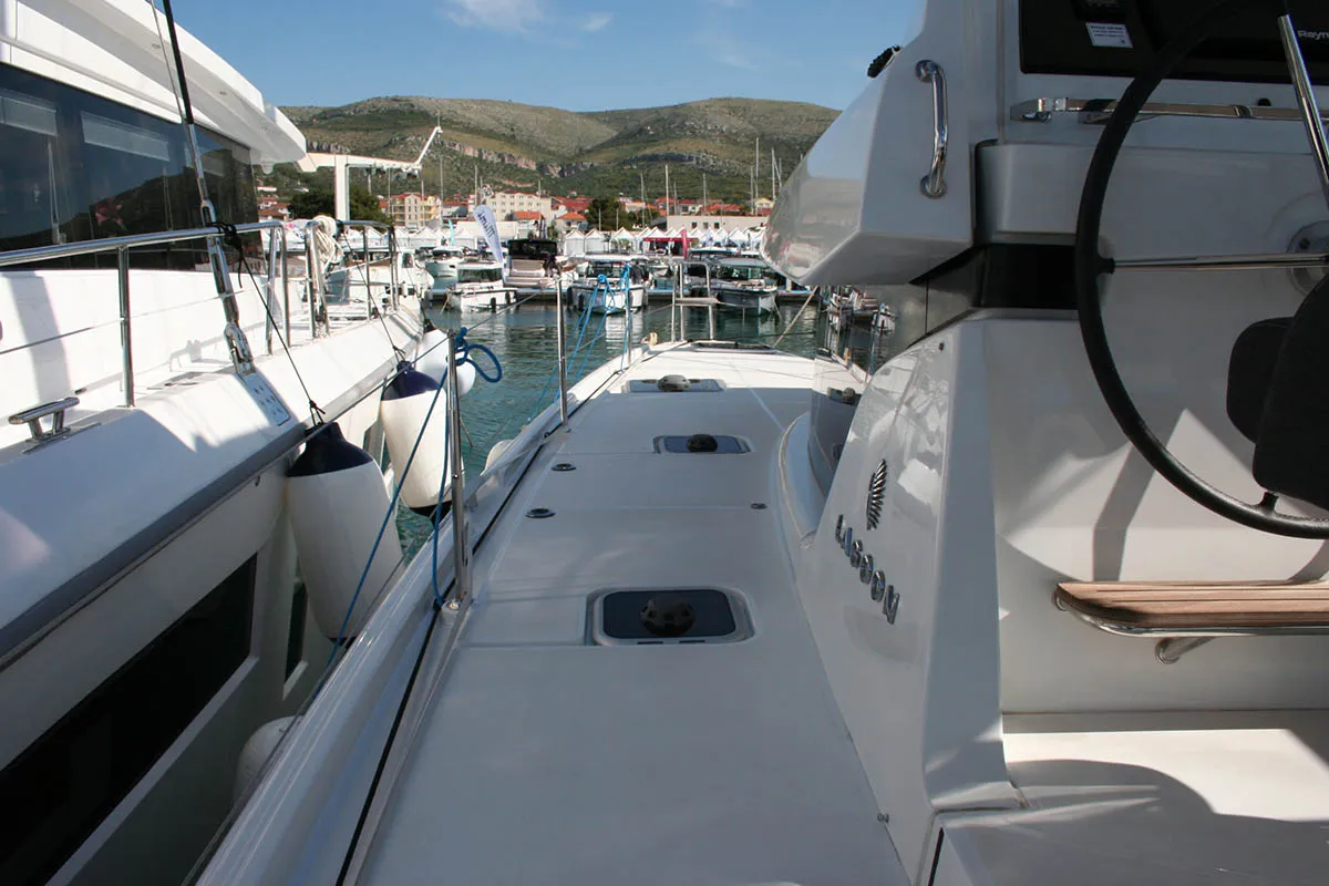 Seaside dreams, a Lagoon 42 catamaran at Seget Donji, Croatia