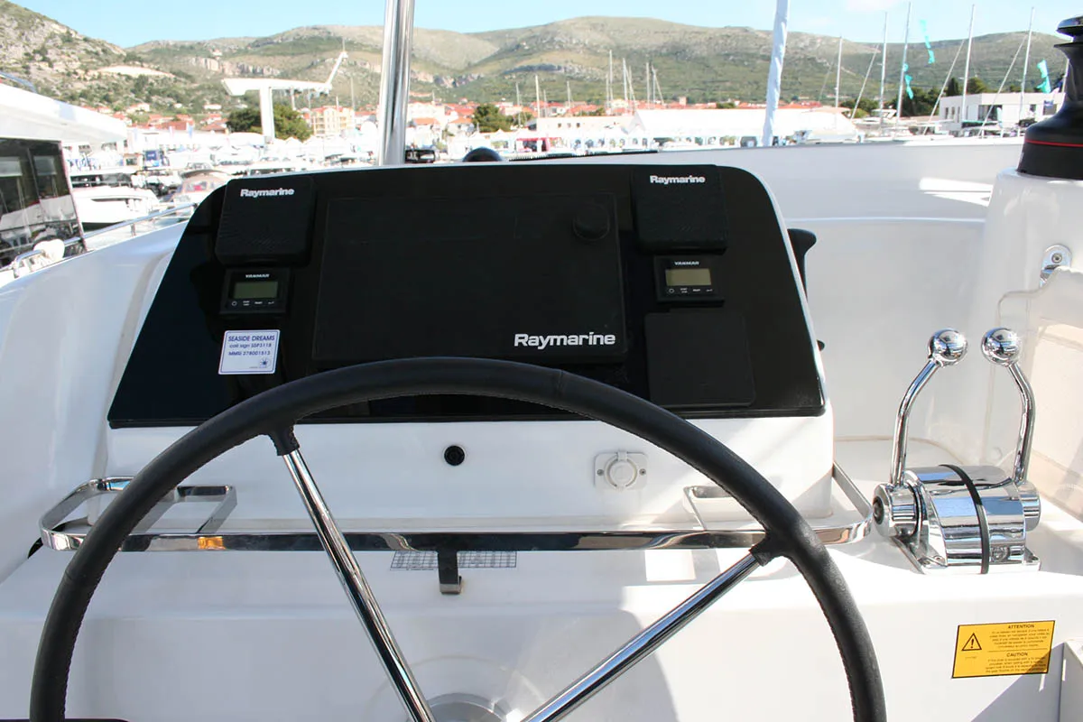 Seaside dreams, a Lagoon 42 catamaran at Seget Donji, Croatia