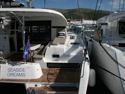 Seaside dreams, a Lagoon 42 catamaran at Seget Donji, Croatia