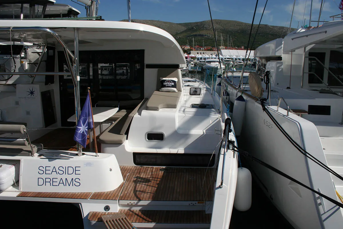 Seaside dreams, a Lagoon 42 catamaran at Seget Donji, Croatia