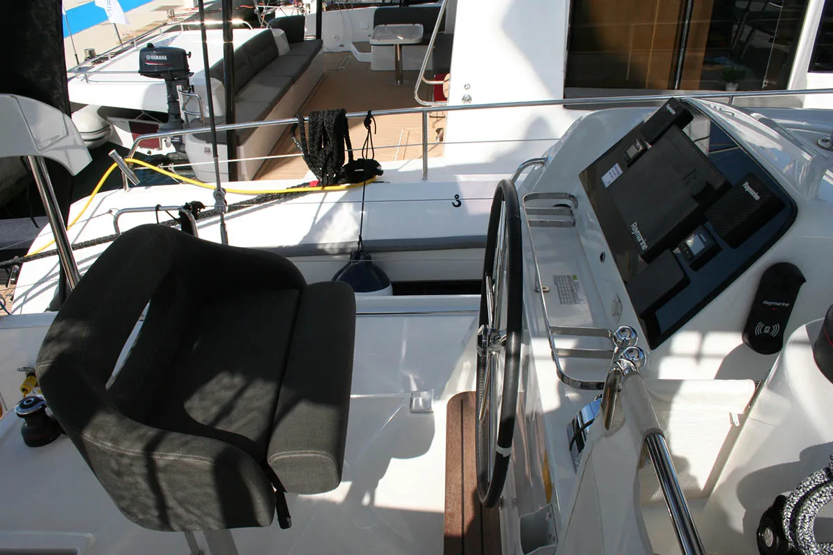Seaside dreams, a Lagoon 42 catamaran at Seget Donji, Croatia