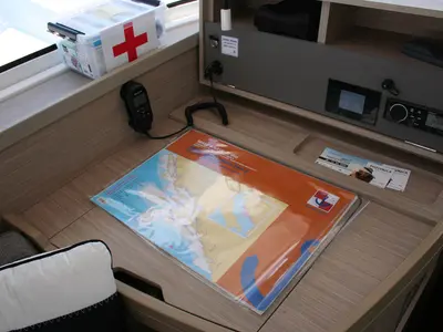 Salon of Seaside dreams, a Lagoon 42 catamaran at Seget Donji, Croatia