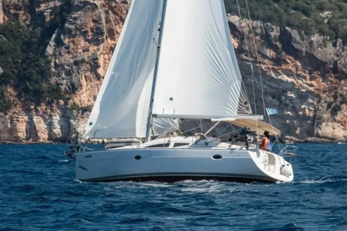 Elan 384 Impression, a sailboat at Preveza, Greece